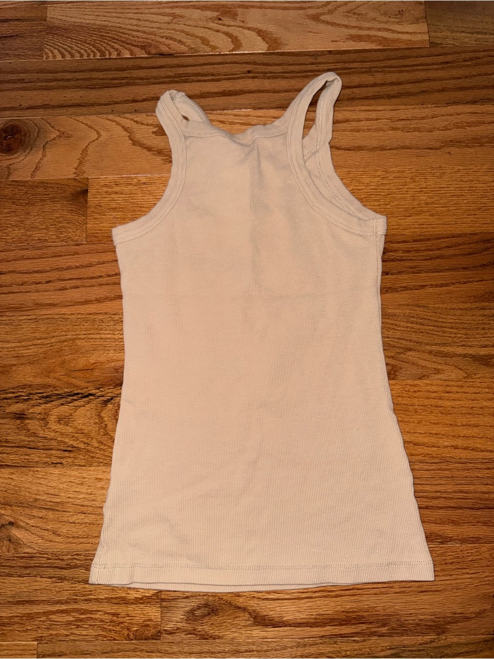 H&M Ribbed Tank Top - Beige - Picture 2 of 3